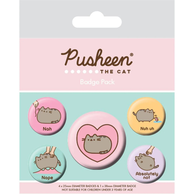 Set odznaků Pusheen