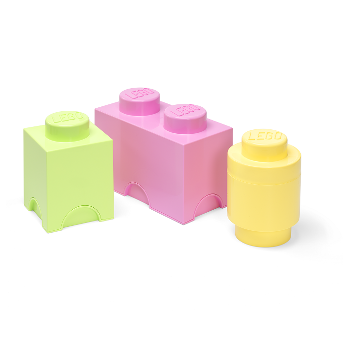 LEGO Storage LEGO úložné boxy Multi-Pack 3 ks - pastelové