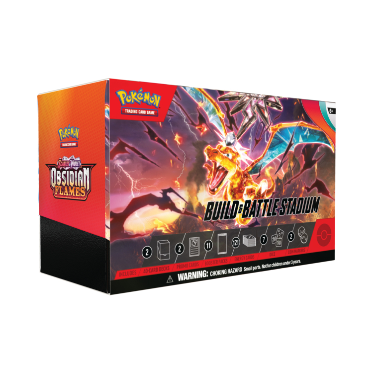 Nintendo Pokémon TCG: Obsidian Flames (SV03) - Build & Battle Stadium