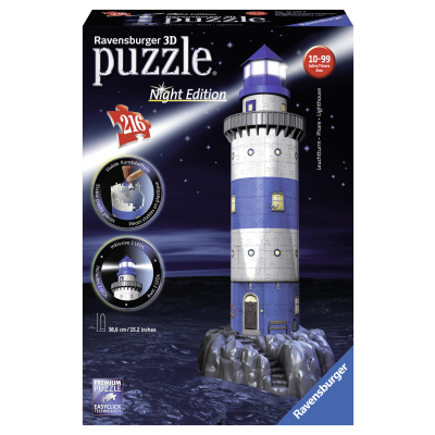 Puzzle 216 dílků Maják v příboji