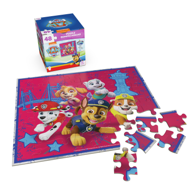 Puzzle Tlapková patrola 48 ks kostka