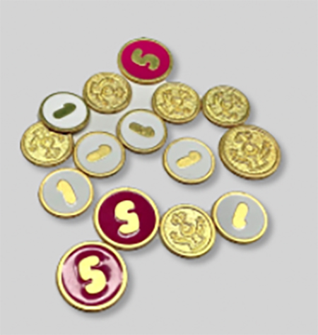 TLAMA games Sladká tečka: klání cukrářů - Sada kovových mincí (Metal Coins Set)