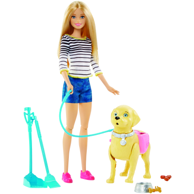Barbie procházka s pejskem