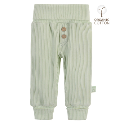 Basic novorozenecké polodupačky- světle zelené - 44 LIGHT MINT
