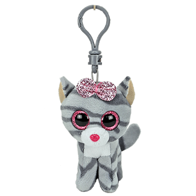 Beanie Boos Kiki - šedá kočička