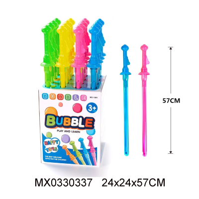 Bublifuk ve tvaru meče 140ml - růžový