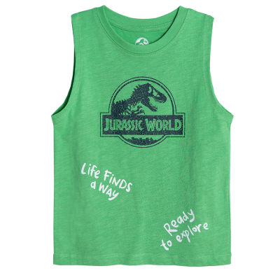 COOL CLUB - Clapecké tričko bez rukávů JURASSIC WORLD vel.134