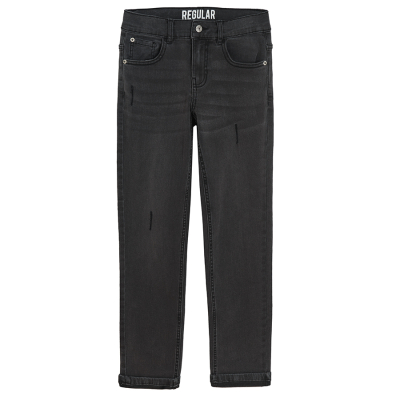 Džíny Regular Fit- tmavě šedé - 134 BLACK