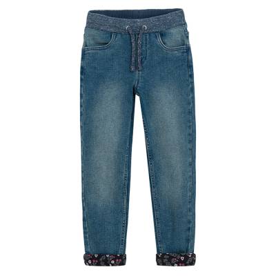 Džíny s elastickým pasem- modré - 98 DENIM
