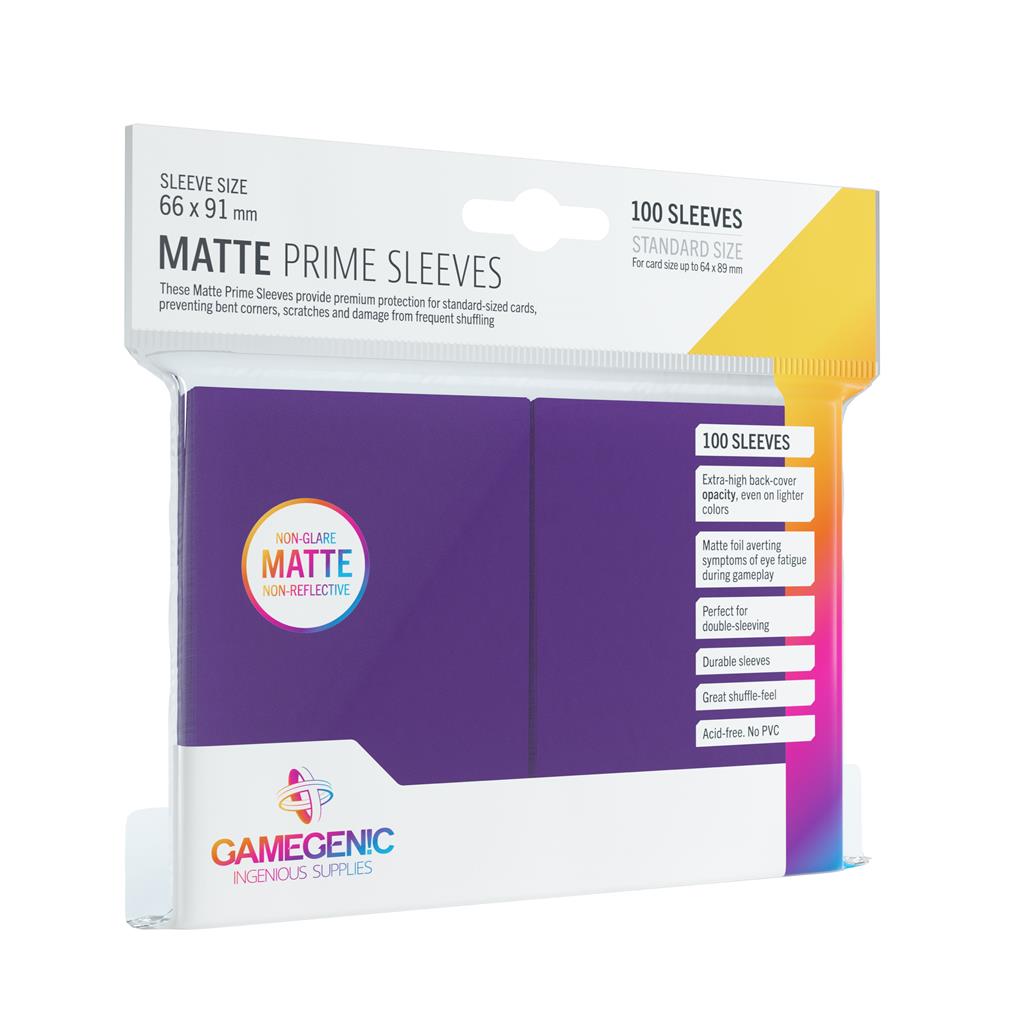 Gamegenic Matte Prime Sleeves Purple (100 obalů) - Obaly na karty