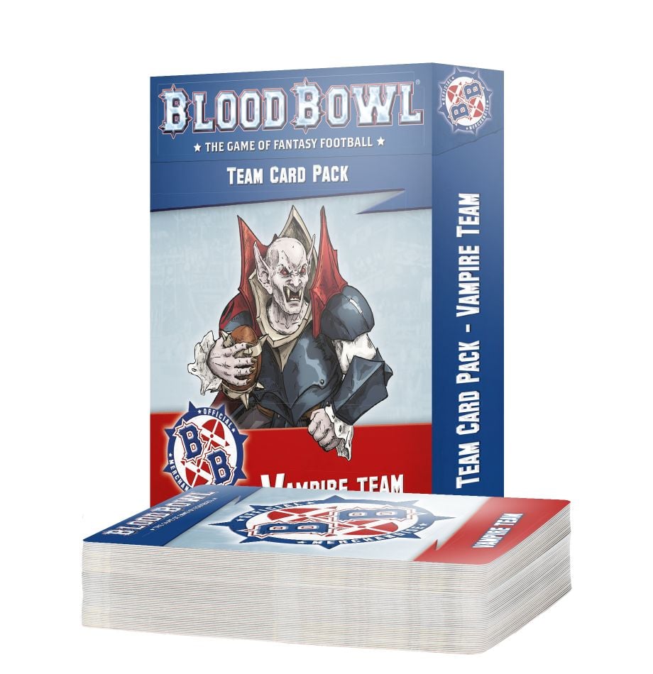 Games Workshop Blood Bowl: Vampire Team Card Pack
