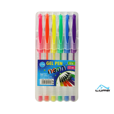 Gelové pero  6 barev Neon