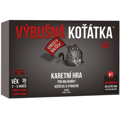 Karetní hra Výbušná koťátka: Přisprostlá edice