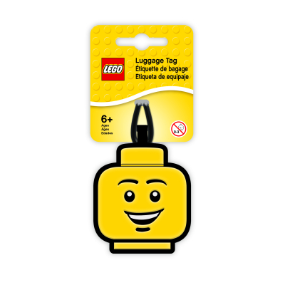 Lego Iconic Jmenovka na zavazadlo - Hlava kluka