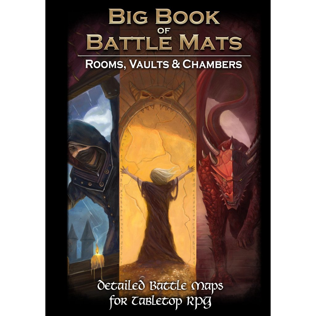 Loke Battle Mats Big Book of Battle Mats - Rooms