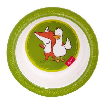 Melamin baby mistička liška Forest fox se silikonem 15