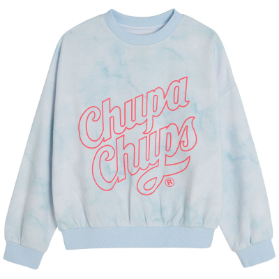 Mikina Chupa Chups- světle modrá - 134 LIGHT BLUE