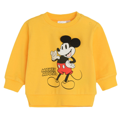Mikina Mickey Mouse- žlutá - 62 YELLOW