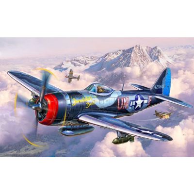 Plastic ModelKit letadlo 03984 - P-47 M Thunderbolt (1:72)