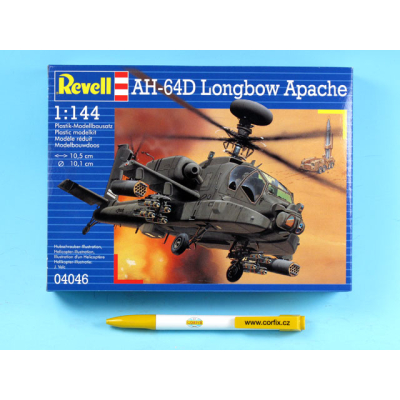 Plastic ModelKit vrtulník 04046 - AH-64D Longbow A