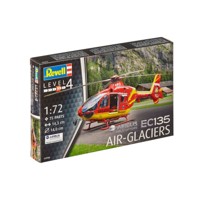 Plastic ModelKit vrtulník 04986 - EC 135 Air Glaciers (1:72)