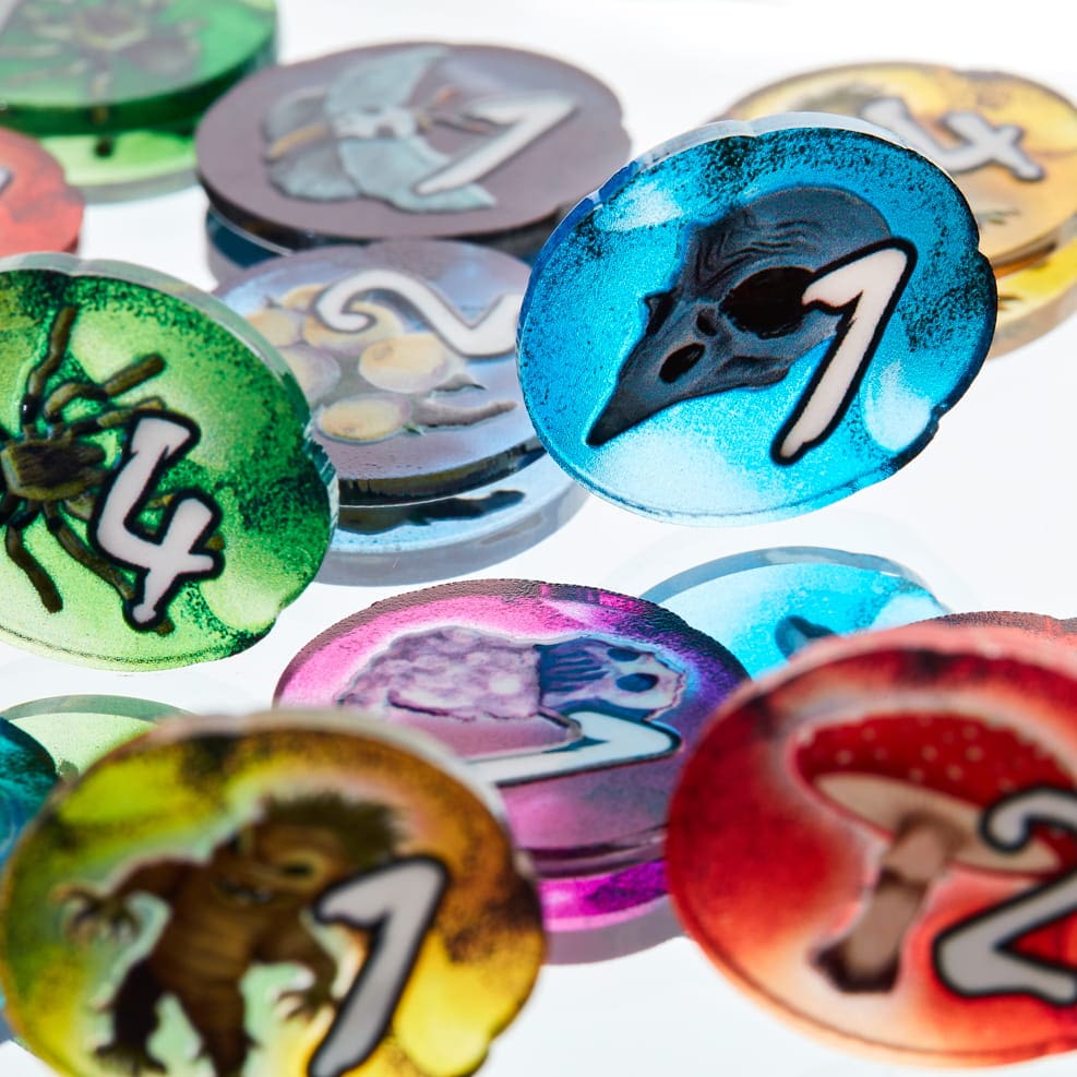 Poland Games Token and Markers: Quacks of Quedlinburg + Expansions Token Set