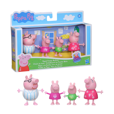 Prasátko Peppa Peppina rodinka sada 4 figurek - Čas jít spát