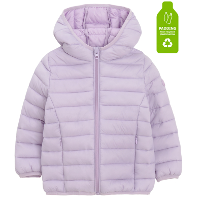 Přechodová bunda s kapucí- fialová - 104 VIOLET
