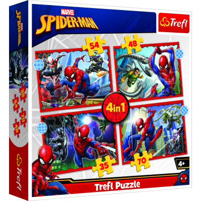 Puzzle 4v1 Spiderman