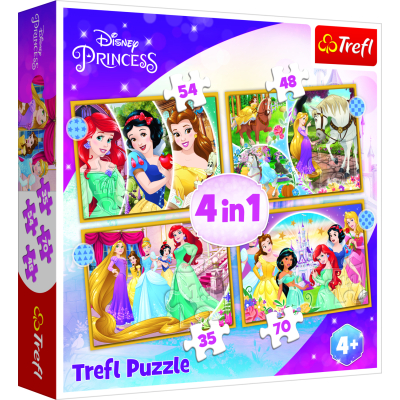 Puzzle Princezny 4v1