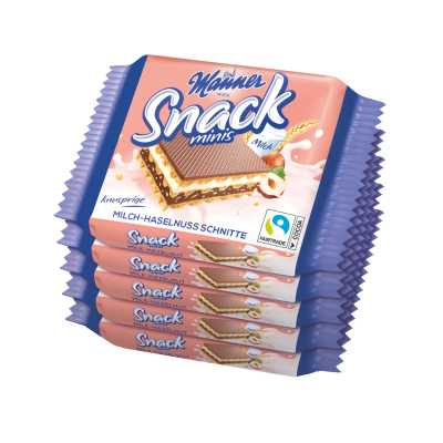 Snack Milch - Haselnuss 125g