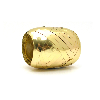 Stuha vázací 20 m metal zlatá 9312