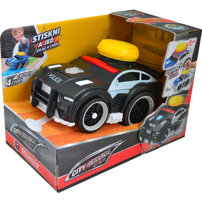Závodní auto - stiskni a jeď