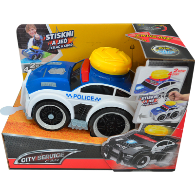 Závodní auto - stiskni a jeď