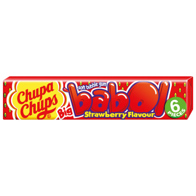 Žvýkačka Chupa CH Big Babol Strawb. 6x20x27