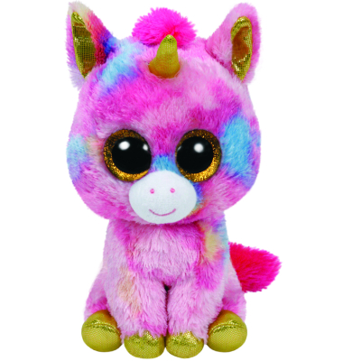 Beanie Boos Fantasia - vícebarevný jednorožec