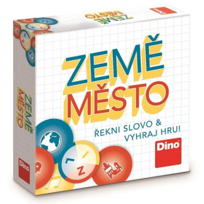 Dino - ZEMĚ MĚSTO - Řekni slovo a vyhraj hru! Cestovní hra