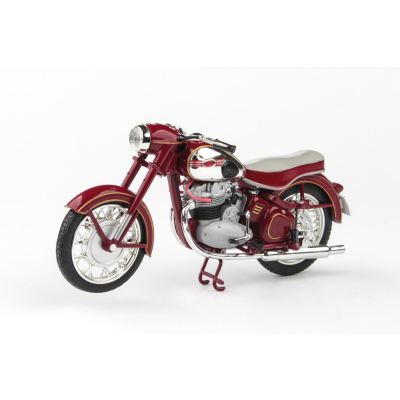 Jawa 500 OHC (1956) 1:18 - Tmavě Červená