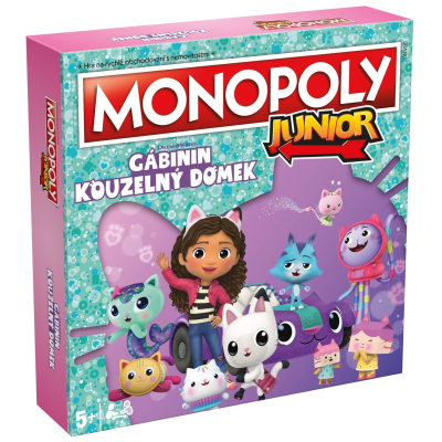 MONOPOLY Junior Gábinin kouzelný domek CZ