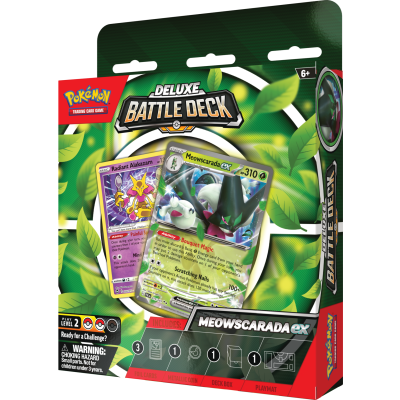 Pokémon TCG: Deluxe Battle Deck - Meowscarada ex & Quaquaval ex