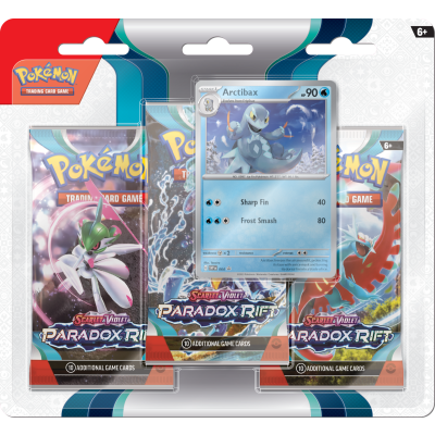 Pokémon TCG: SV04 Paradox Rift - 3 Blister Booster