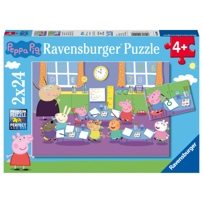 Puzzle Prasátko Peppa 2x24 dílků