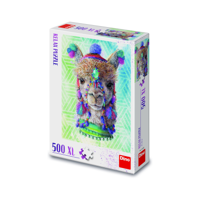 Puzzle relax 500 dílků XL Lama