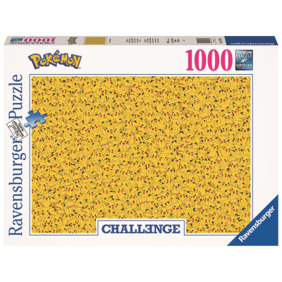 Ravensburger Challenge Puzzle: Pokémon Pikachu 1000 dílků