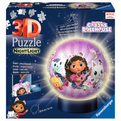 Ravensburger Puzzle-Ball Gábinin kouzelný domek 72 dílků (noční edice)