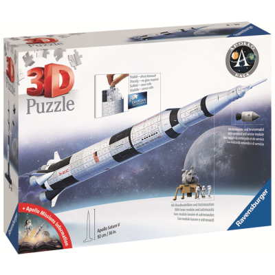 Ravensburger Vesmírná raketa Saturn V 92cm 432 dílků