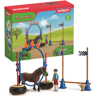 Schleich 42482 Závod v agility pro poníky