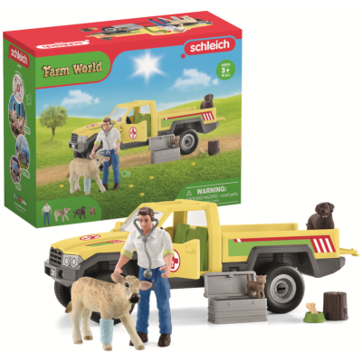 Schleich 42503 Záchranné terénní auto s veterinářem