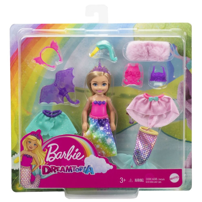 Barbie Chelsea s oblečky herní set