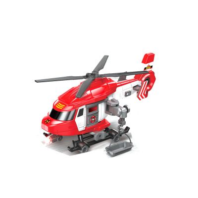 Hasičská helikoptéra 1:16